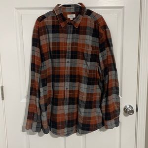 Orange and black Croft & Barros Flannel